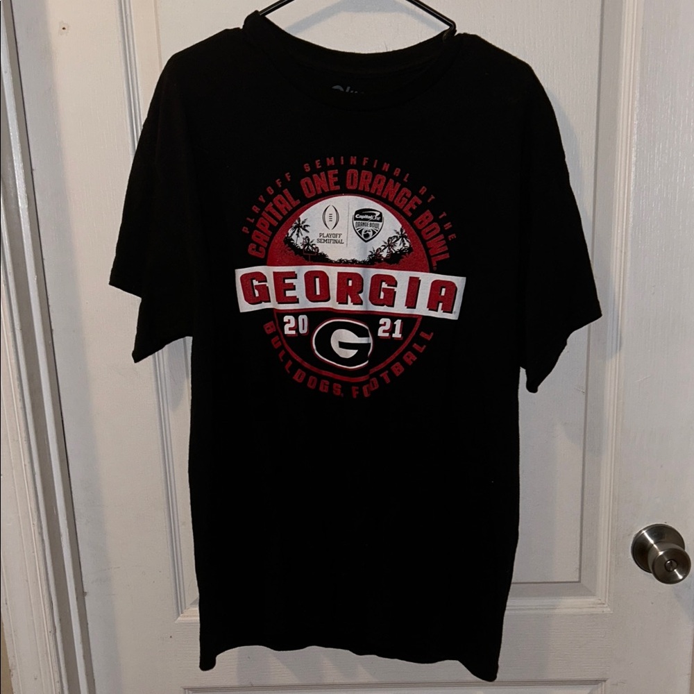 Blue 84 Black Georgia Bulldogs Tee